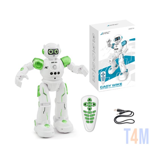 Robot Inteligente JJRC R11 Cady Wike con Modo de Detección de Gestos y Respuesta Táctil Verde
